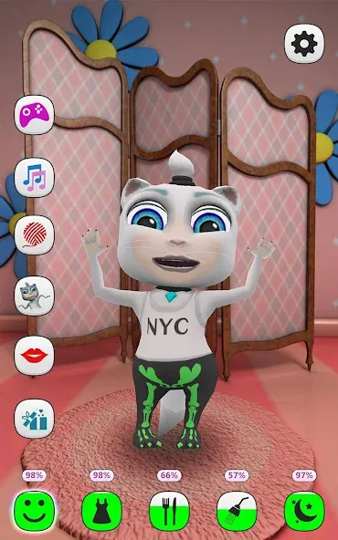 My Talking Kitty Cat [МОД: Бесконечные деньги, Монеты и Мега MOD] Screenshot 5