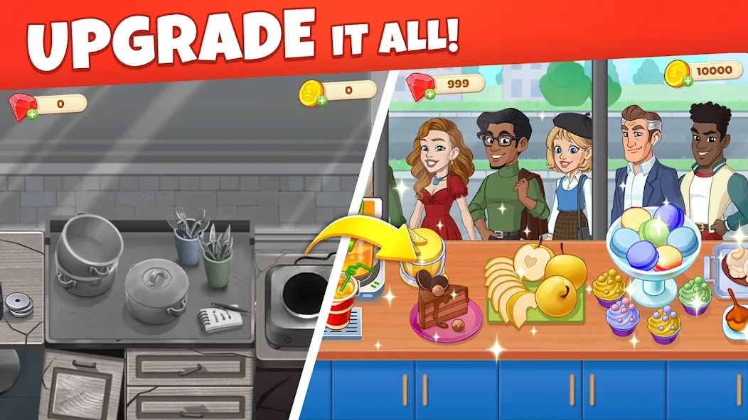 Cooking Diary® Restaurant Game (Кукинг Диари) [МОД: Бесконечные деньги, Монеты и Мега MOD] Screenshot 5