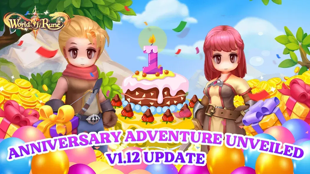 World of Rune - Fantasy MMORPG (Ворлд оф Рун) [МОД: Деньги, Монеты и Меню MOD] Screenshot 1