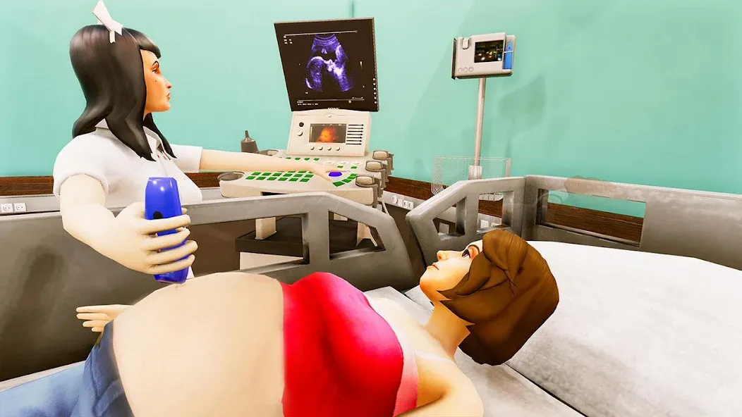Virtual Pregnant Mom Baby Care (Виртуальная беременная мама Уход за младенцем) [МОД: Меню, Бесконечные монеты и Открытые уровни] Screenshot 2