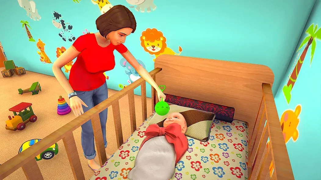 Virtual Pregnant Mom Baby Care (Виртуальная беременная мама Уход за младенцем) [МОД: Меню, Бесконечные монеты и Открытые уровни] Screenshot 4
