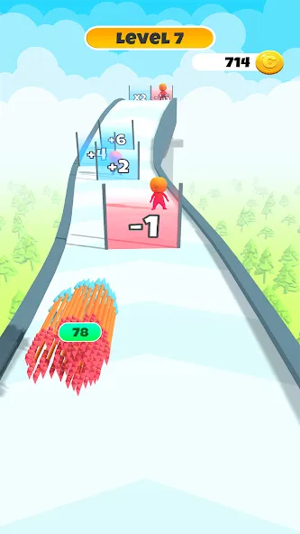 Arrow Fest (Арроу Фест) [МОД: Бесконечные деньги, Монеты и Мега MOD] Screenshot 5
