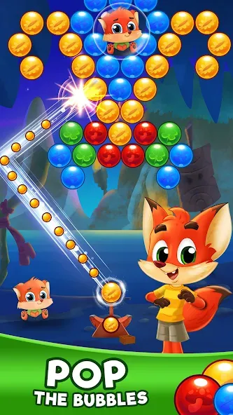 Bubble Friends Bubble Shooter [МОД: Бесконечные деньги, Монеты и Мега MOD] Screenshot 1