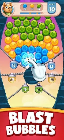 Farm Blast - Merge & Pop [МОД: Много монет, Открытые уровни и Мега MOD] Screenshot 2