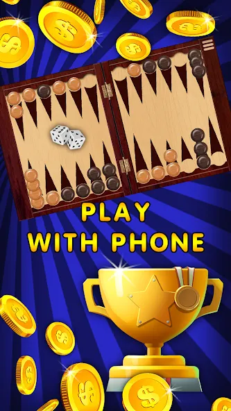 Backgammon Nard offline online [МОД: Много монет, Открытые уровни и Мега MOD] Screenshot 4