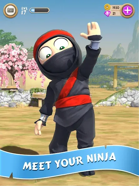 Clumsy Ninja (Кламзи Ниндзя) [МОД: Много монет, Открытые уровни и Мега MOD] Screenshot 1