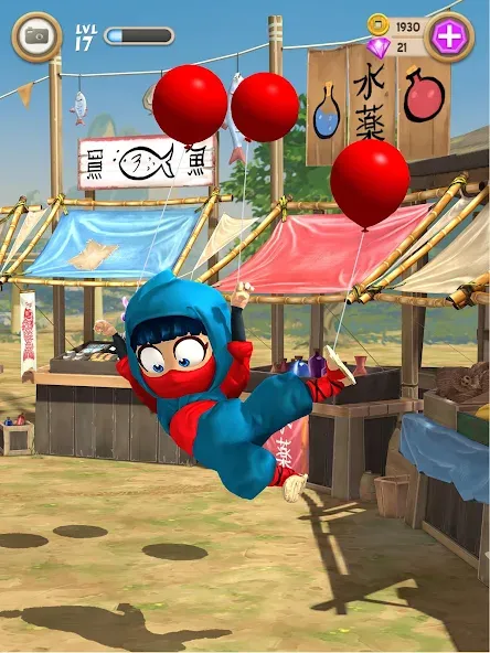Clumsy Ninja (Кламзи Ниндзя) [МОД: Много монет, Открытые уровни и Мега MOD] Screenshot 3