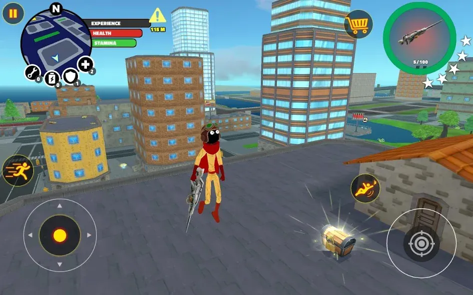 Stick Superhero [МОД: Много денег, Монет и Все открыто] Screenshot 1