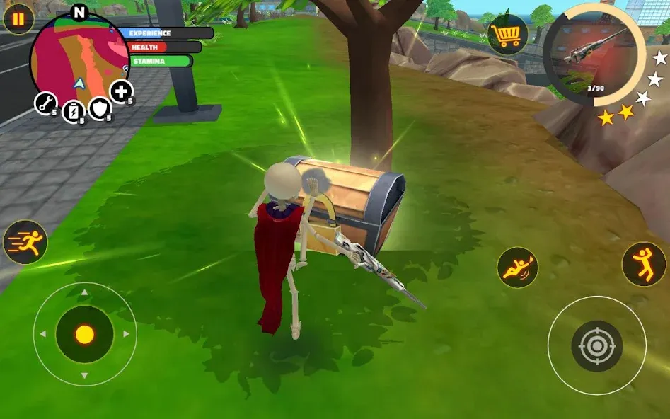 Stick Superhero [МОД: Много денег, Монет и Все открыто] Screenshot 4