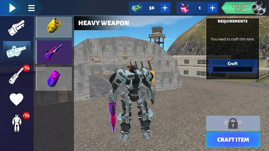 Robot Car (робот машина) [МОД: Много денег, Монет и Все открыто] Screenshot 3