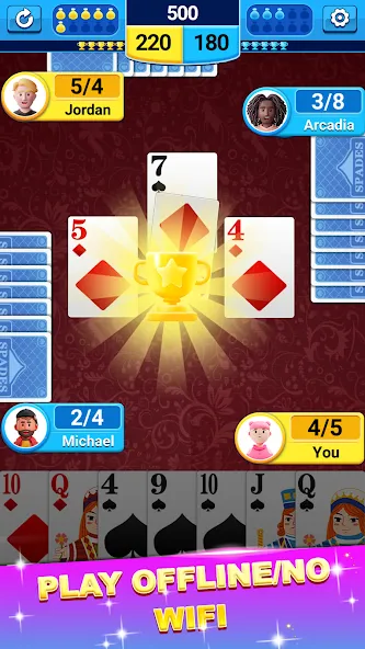 Spades [МОД: Бесконечные деньги, Монеты и Мега MOD] Screenshot 4