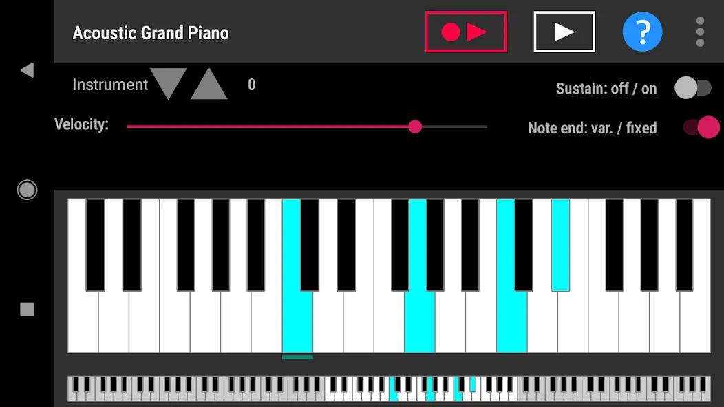 Simple piano with recorder (Симпл пиано с рекордером) [МОД: Меню, Бесконечные монеты и Открытые уровни] Screenshot 1