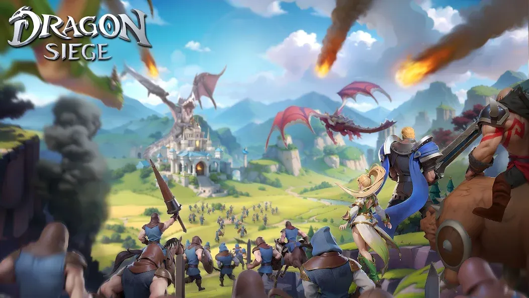 Dragon Siege: Kingdom Conquest (Драгон Сидж) [МОД: Много монет, Открытые уровни и Мега MOD] Screenshot 1