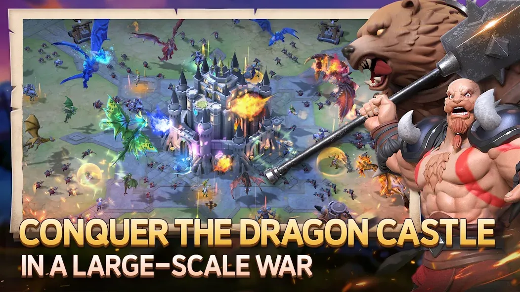 Dragon Siege: Kingdom Conquest (Драгон Сидж) [МОД: Много монет, Открытые уровни и Мега MOD] Screenshot 2