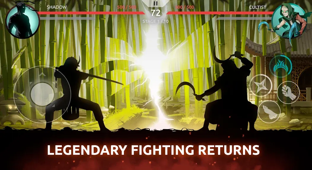 Shades: Shadow Fight Roguelike (Шейдс) [МОД: Много денег, Монет и Все открыто] Screenshot 1