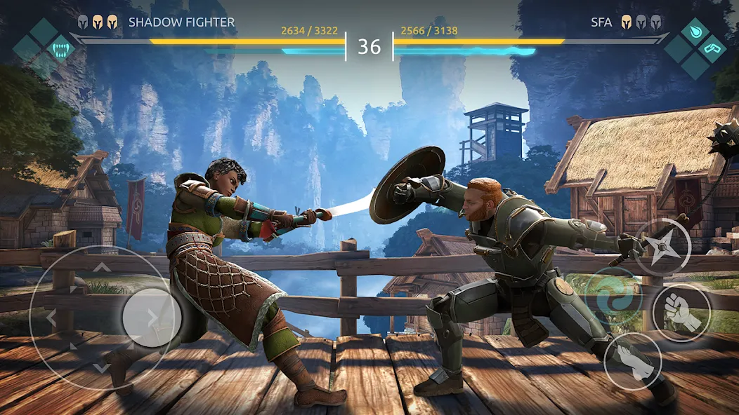 Shadow Fight 4: Arena (Шадоу Файт 4) [МОД: Все открыто, Дополнительные деньги и Меню MOD] Screenshot 1