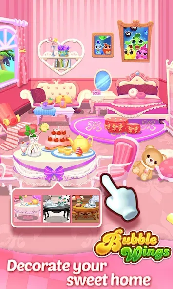 Bubble Wings: bubble shooter (Бабл Вингс) [МОД: Много денег, Монет и Все открыто] Screenshot 3