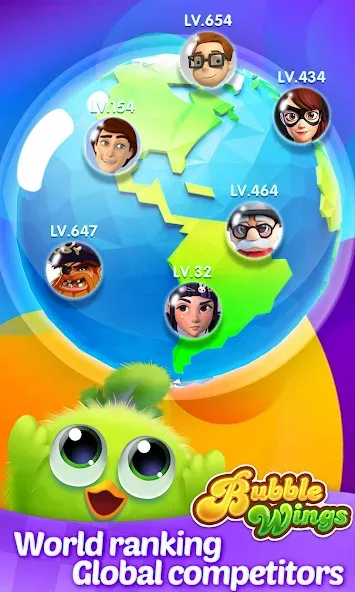 Bubble Wings: bubble shooter (Бабл Вингс) [МОД: Много денег, Монет и Все открыто] Screenshot 5