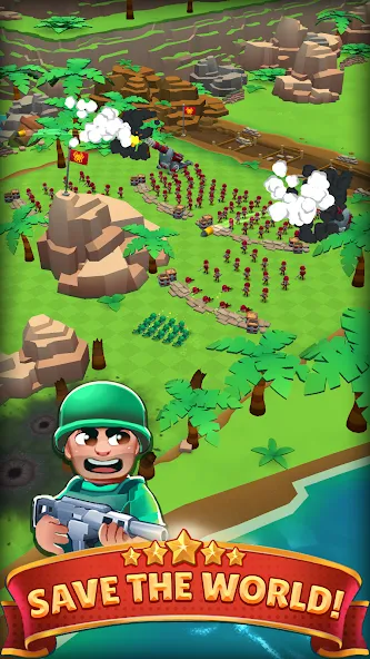 Marine Force: Heroes of War (Марин Форс) [МОД: Много монет, Открытые уровни и Мега MOD] Screenshot 1