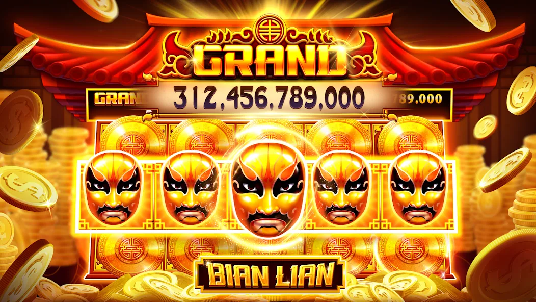 House of Slots - Casino Games (Хаус оф Слотс) [МОД: Много денег, Монет и Все открыто] Screenshot 1
