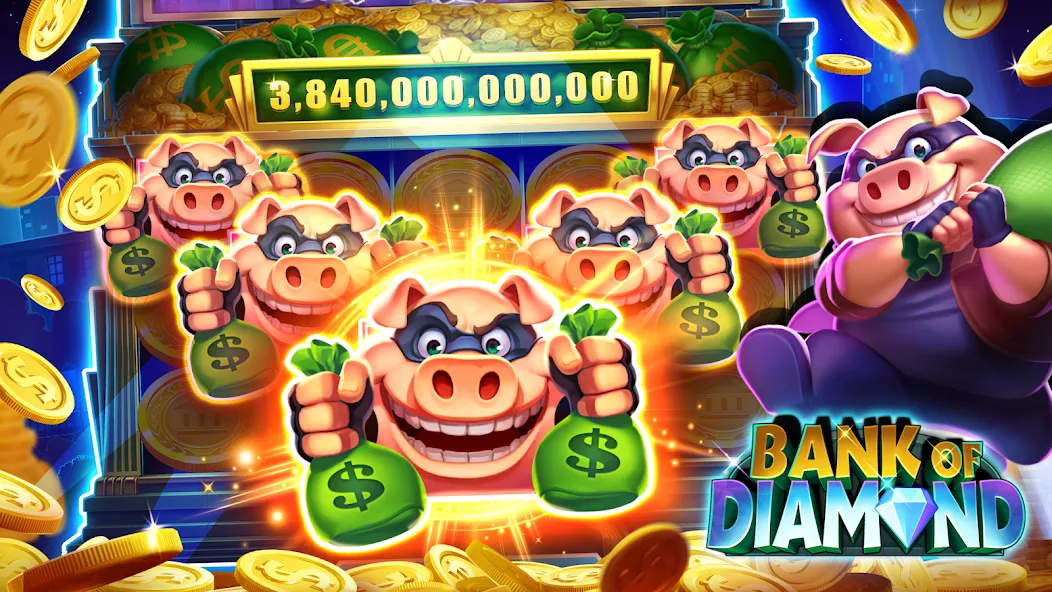 House of Slots - Casino Games (Хаус оф Слотс) [МОД: Много денег, Монет и Все открыто] Screenshot 2