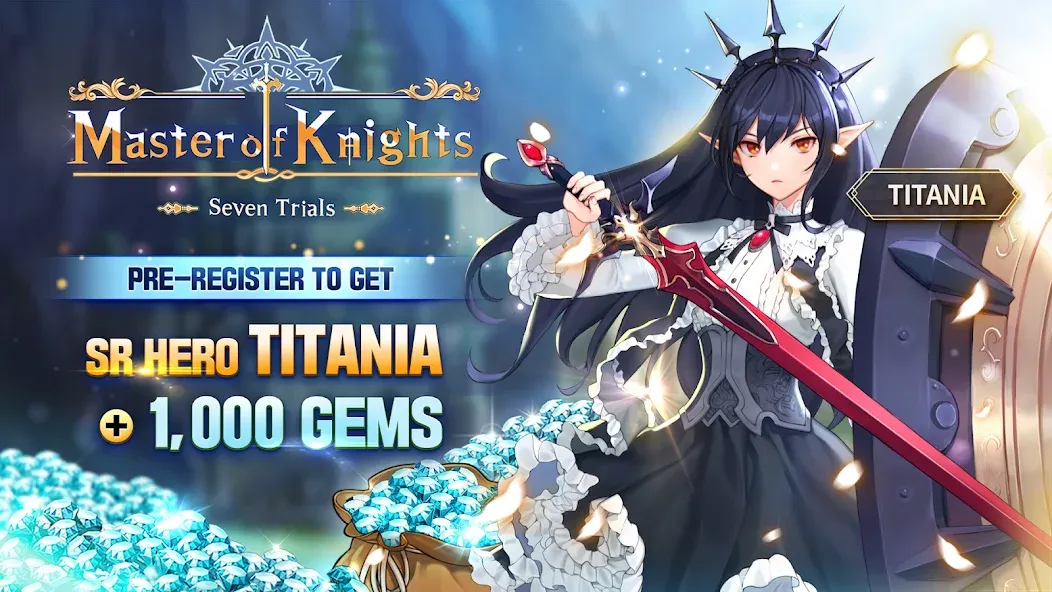 Master of Knights- Tactics RPG (Мастер оф Найтс) [МОД: Много монет, Открытые уровни и Мега MOD] Screenshot 1