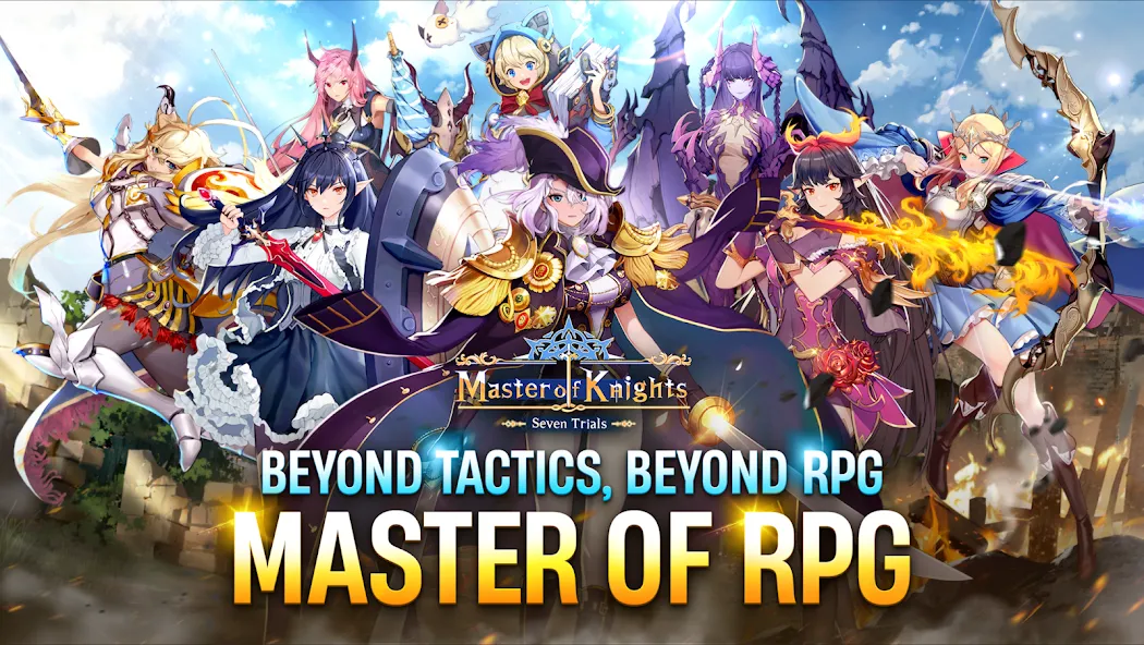 Master of Knights- Tactics RPG (Мастер оф Найтс) [МОД: Много монет, Открытые уровни и Мега MOD] Screenshot 3