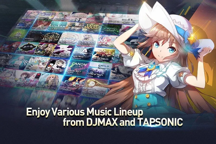 TAPSONIC TOP -Music Grand prix (Тапсоник Топ) [МОД: Много монет, Открытые уровни и Мега MOD] Screenshot 3