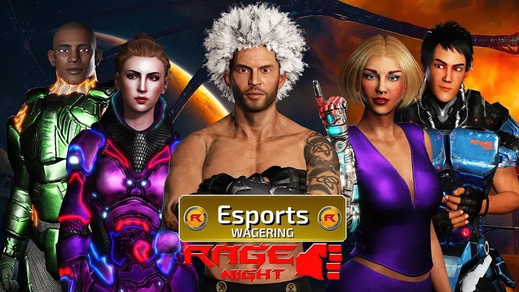 Rage Night (Рэйдж Найт) [МОД: Бесконечные деньги, Монеты и Мега MOD] Screenshot 1