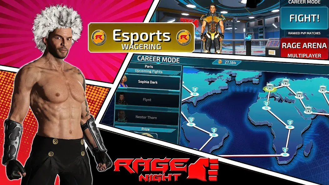 Rage Night (Рэйдж Найт) [МОД: Бесконечные деньги, Монеты и Мега MOD] Screenshot 3