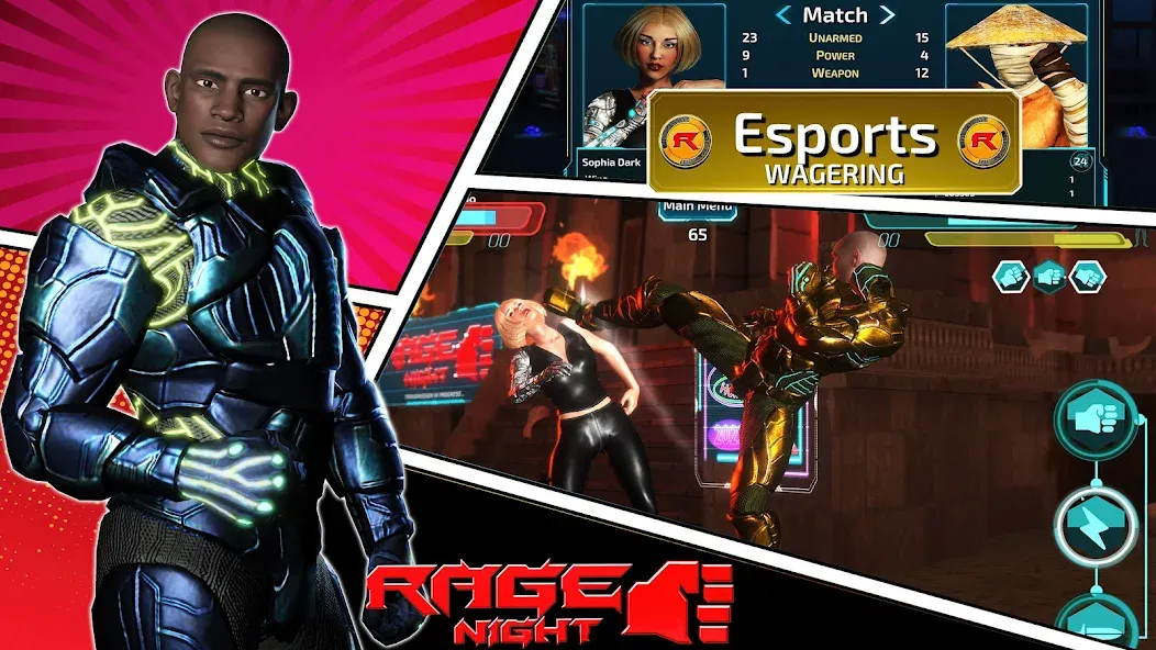 Rage Night (Рэйдж Найт) [МОД: Бесконечные деньги, Монеты и Мега MOD] Screenshot 4