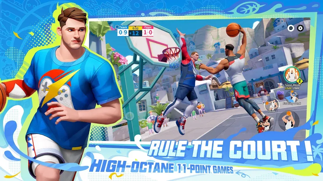 Dunk City Dynasty (Данк Сити Династия) [МОД: Много денег, Монет и Все открыто] Screenshot 2