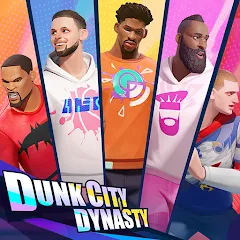 Скачать Dunk City Dynasty (Данк Сити Династия) [МОД: Много денег, Монет и Все открыто] | Взлом Dunk City Dynasty на Андроид