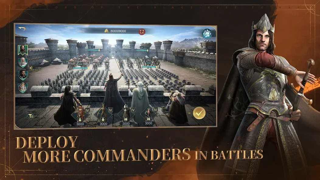 The Lord of the Rings: War [МОД: Много денег, Монет и Все открыто] Screenshot 1