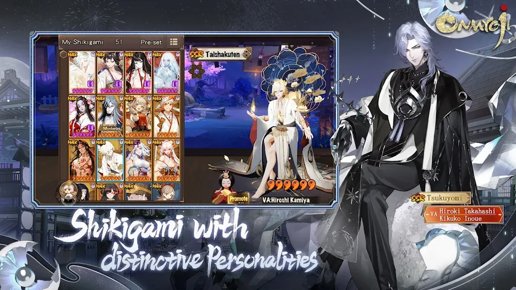 Onmyoji (Онмдзи) [МОД: Меню, Бесконечные монеты и Открытые уровни] Screenshot 3
