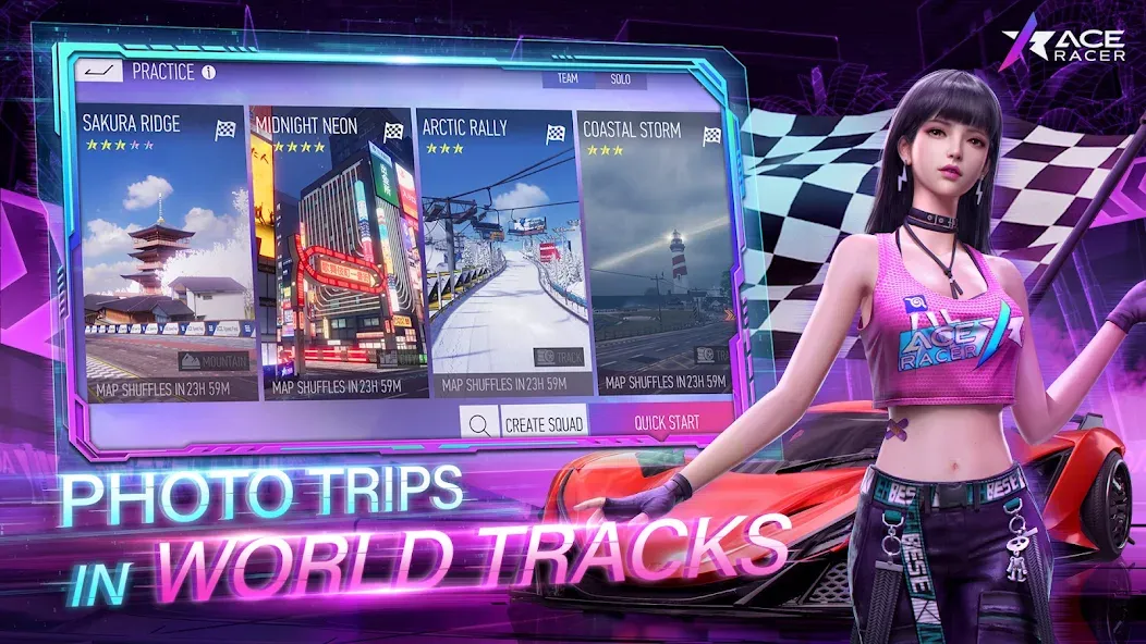 Ace Racer (Эйс Рейсер) [МОД: Деньги, Монеты и Меню MOD] Screenshot 3
