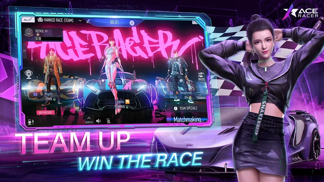 Ace Racer (Эйс Рейсер) [МОД: Деньги, Монеты и Меню MOD] Screenshot 4