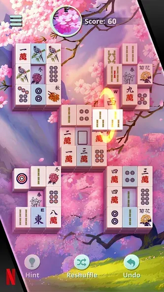 NETFLIX Mahjong Solitaire (НЕТФЛИКС) [МОД: Бесконечные деньги, Монеты и Мега MOD] Screenshot 4