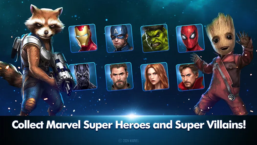 MARVEL Future Fight (МАРВЕЛ Фьючер Файт) [МОД: Много денег, Монет и Все открыто] Screenshot 5