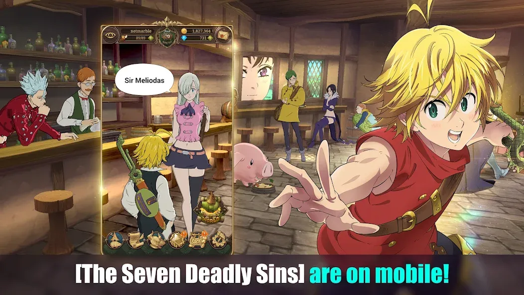 The Seven Deadly Sins (Девять смертных грехов) [МОД: Бесконечные деньги, Монеты и Мега MOD] Screenshot 1