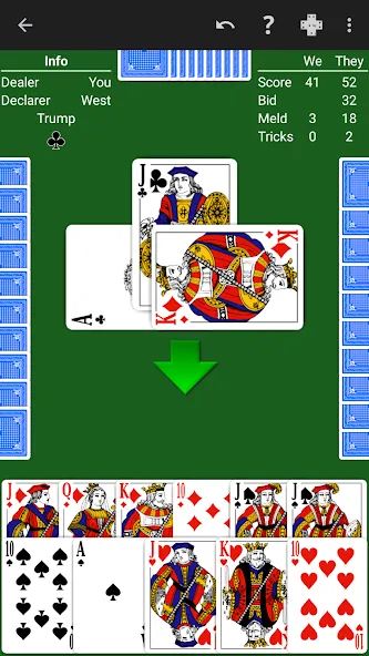 Pinochle - Expert AI (Пиночле) [МОД: Все открыто, Дополнительные деньги и Меню MOD] Screenshot 1