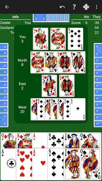 Pinochle - Expert AI (Пиночле) [МОД: Все открыто, Дополнительные деньги и Меню MOD] Screenshot 2