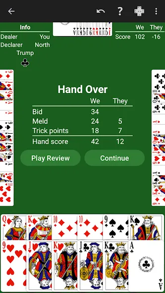 Pinochle - Expert AI (Пиночле) [МОД: Все открыто, Дополнительные деньги и Меню MOD] Screenshot 3