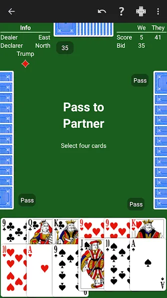 Pinochle - Expert AI (Пиночле) [МОД: Все открыто, Дополнительные деньги и Меню MOD] Screenshot 4