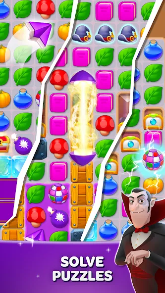 Becharmed - Match 3 Games (Бичармед) [МОД: Меню, Бесконечные монеты и Открытые уровни] Screenshot 4