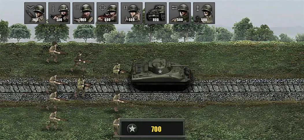 Warfare War Troops (Военное сражение Война Войска) [МОД: Бесконечные деньги, Монеты и Мега MOD] Screenshot 2