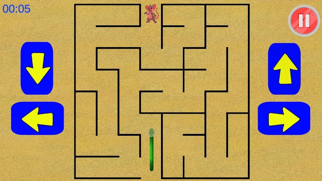Snake Maze game (Змеиная лабиринтная игра) [МОД: Много монет, Открытые уровни и Мега MOD] Screenshot 3