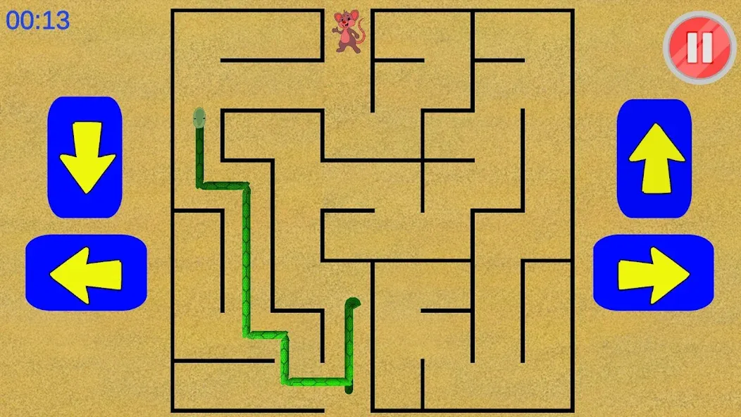Snake Maze game (Змеиная лабиринтная игра) [МОД: Много монет, Открытые уровни и Мега MOD] Screenshot 4