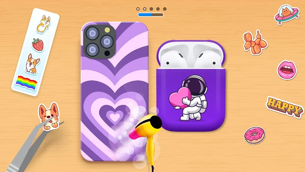 Phone Case DIY [МОД: Деньги, Монеты и Меню MOD] Screenshot 3