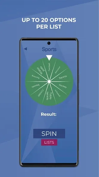 Wheel Spinner - Random Picker [МОД: Меню, Бесконечные монеты и Открытые уровни] Screenshot 5